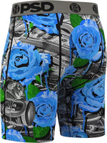 PSD Men's Rose Drippin Boxer Briefs - Breathable and Supportive Underwear