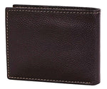 Timberland Men's Genuine Leather Bifold Passcase Wallet with Flip ID Pocket