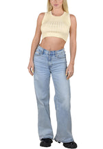 Socal Look Women’s Ribbed Knit Sleeveless Crop Tank Top