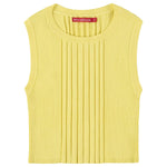 Socal Look Women’s Ribbed Knit Sleeveless Crop Tank Top