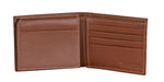 Timberland Men's Genuine Leather Bifold Passcase Wallet with Flip ID Pocket