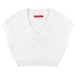 Socal Look Women's Sleeveless V-Neck Crop Top in Stretchable Viscose