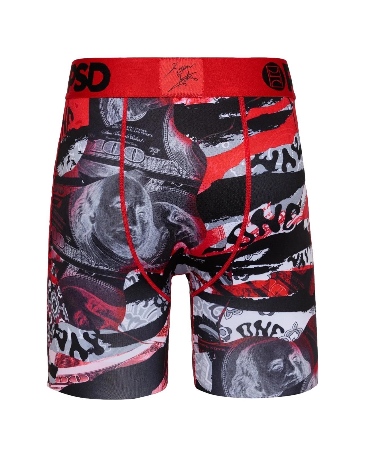 PSD Men's Money Thrash Boxer Briefs Multi Color
