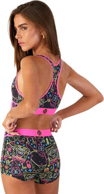 PSD Women's Neon Bffs Sports Bra Multicolor