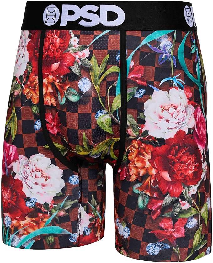 PSD Men's Wild Check Boxer Briefs Multi Color