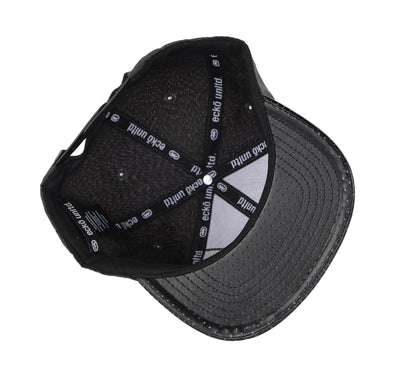 ecko unltd Snapback Flat Bill Hat Streetwear Adjustable Fit Black