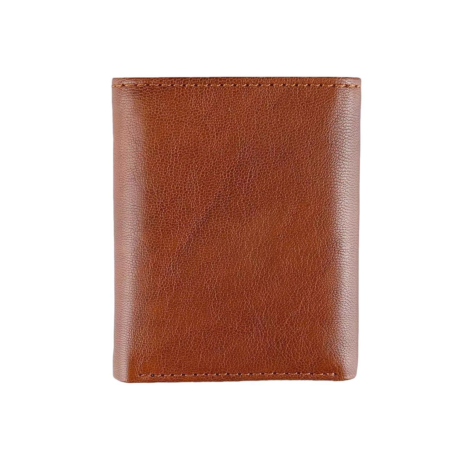 Levi's Men's RFID Trifold Leather Wallet -Slim Classic Billfold