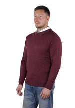 Socal Look Men's Sweater Crew Neck Long Sleeve Acrylic Pullover