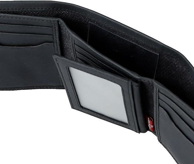 Levi's Men's RFID Trifold Leather Wallet -Slim Classic Billfold