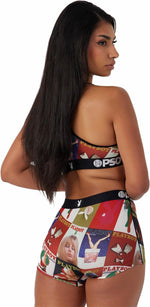PSD Women's Playboy Xmas Covers Boyshorts Multi