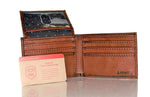 Levi's Men's RFID Bifold Leather Wallet Slim Classic Billfold