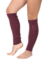 KESIS Women's Cable Knit Leg Warmers Knitted Crochet Long Socks