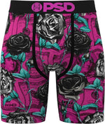 PSD Men's Rose Noir Boxer Briefs - Breathable and Supportive Underwear