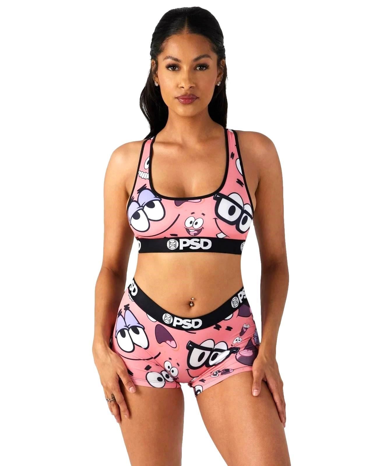 PSD Women's Patrick Faces Sports Bra Multicolor