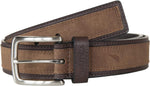 Nautica Men's Casual Overlay Leather Belt