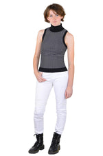 Socal Look Ribbed Women’s Sleeveless Turtleneck Top Y2K Cute