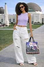 Socal Look Women's Sleeveless Crew Neck Sweater Top in Stretchable Viscose Blend