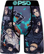 PSD Men's Attack On Titan Old Friends Boxer Briefs