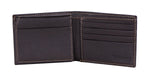 Timberland Men's Genuine Leather Bifold Passcase Wallet with Flip ID Pocket