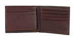 Timberland Men's Genuine Leather Bifold Passcase Wallet with Flip ID Pocket