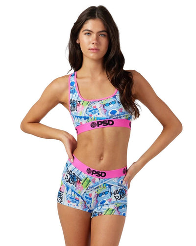 PSD Women's Make It Rain Sports Bra Multicolor