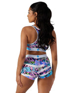 PSD Women's Neon Jungle Sports Bra Multicolor