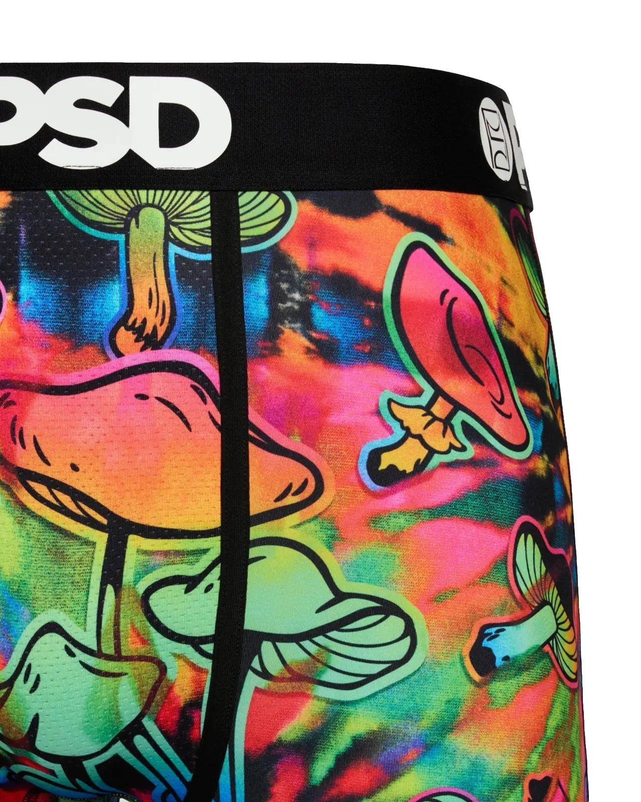 PSD Men's Shroomin' Boxer Briefs Multi Color