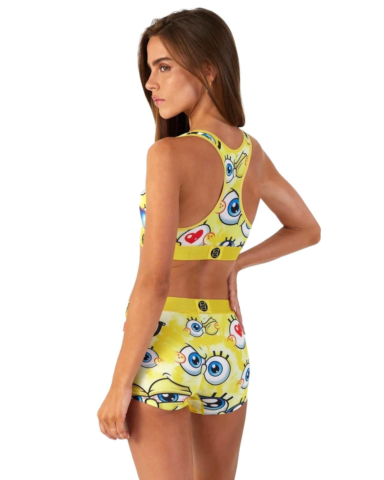PSD Women's Spongebob Squarepants Eyes on You Sports Bra