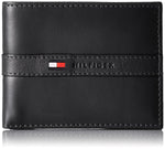 Tommy Hilfiger Men's Leather Bifold Wallet with Removal Card Holder