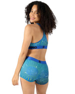 PSD Women Sports Bra R&M Portal Haze - Racerback, Breathable Microfiber Fabric