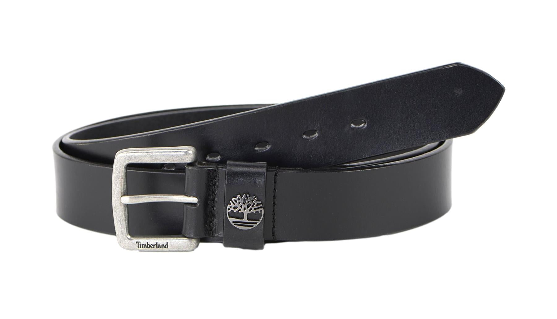 Timberland Men's Genuine Leather Belt Casual Dress 1.5" Wide Classic Fit