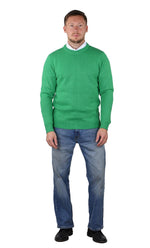 Socal Look Men's Sweater Crew Neck Long Sleeve Acrylic Pullover