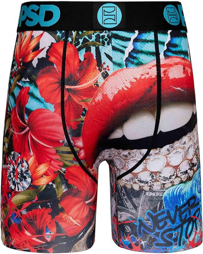 PSD Men's Pretty Busy Boxer Briefs Multi Color