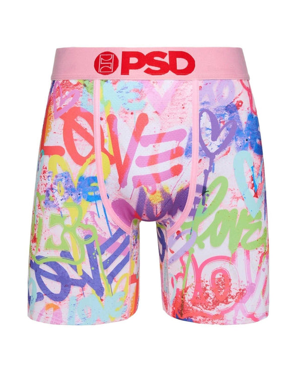 PSD Men's Street Love Boxer Briefs Multi Color