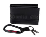Ecko Unltd Rhino Men's Bifold Wallet with Key FOB Boxed Gift Set Black