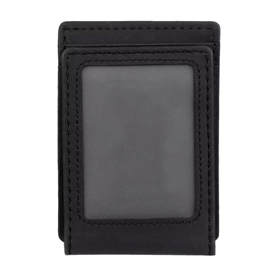 Levi's Men's RFID Magnetic Front Pocket Card Case  Slim Wallet Black