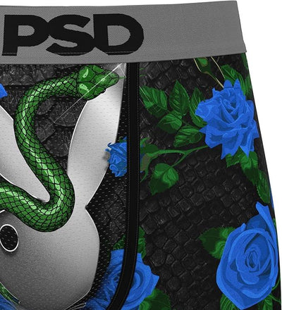PSD Men's Playboy Snake Boxer Briefs - Breathable and Supportive Underwear