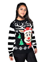 Kesis Women's Ugly Christmas Sweater, Long Sleeve Crew Neck Acrylic Holiday Pullover