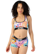 PSD Women Sports Bra Care Bear Homies - Racerback, Breathable Microfiber Fabric