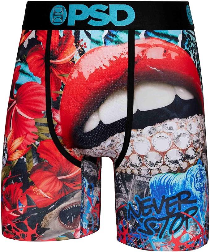PSD Men's Pretty Busy Boxer Briefs Multi Color
