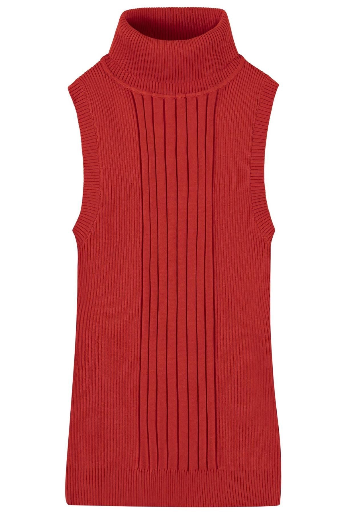 Socal Look Ribbed Women’s Sleeveless Turtleneck Top Y2K Cute