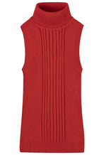 Socal Look Ribbed Women’s Sleeveless Turtleneck Top Y2K Cute