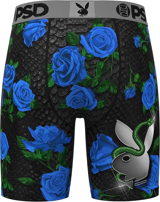 PSD Men's Playboy Snake Boxer Briefs - Breathable and Supportive Underwear
