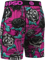 PSD Men's Rose Noir Boxer Briefs - Breathable and Supportive Underwear