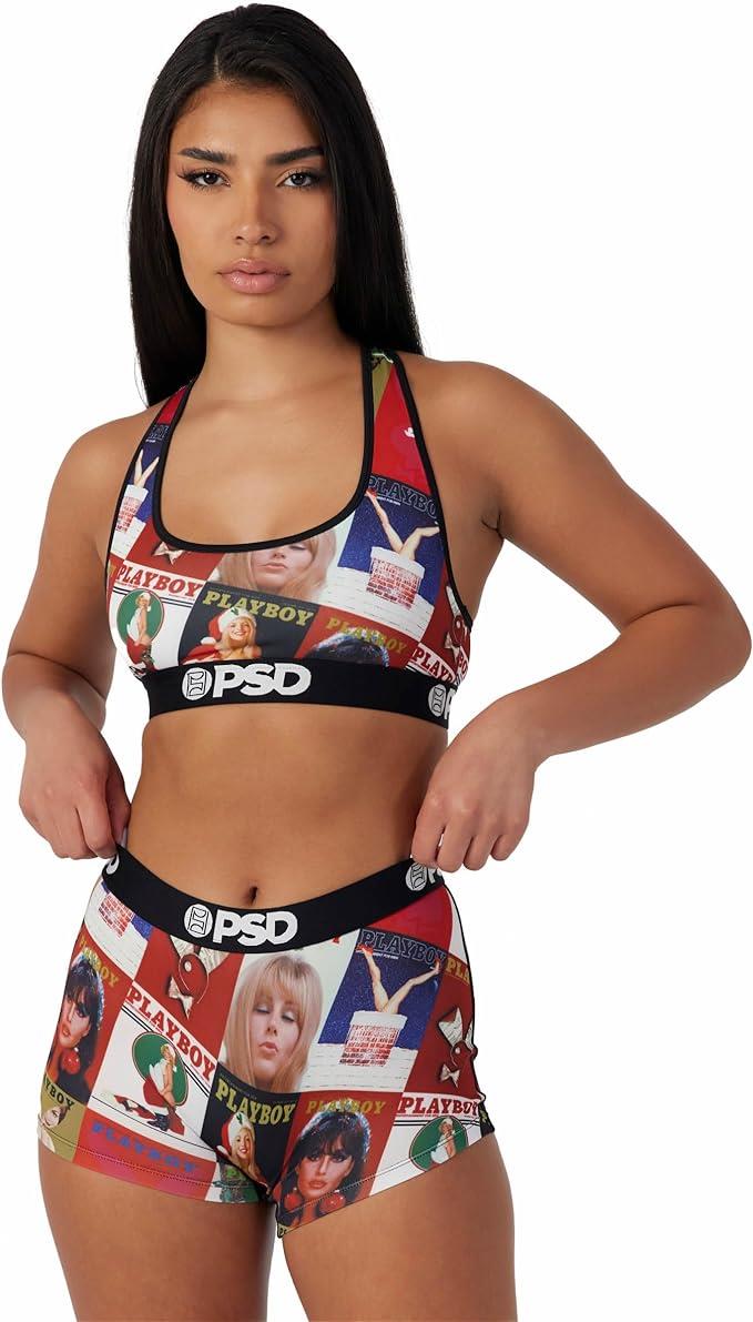 PSD Women's Playboy Xmas Covers Boyshorts Multi