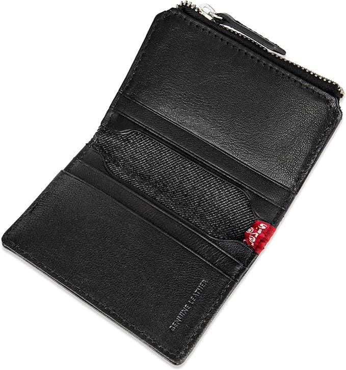 Levi's Men's RFID Magnetic Front Pocket Card Case  Slim Wallet