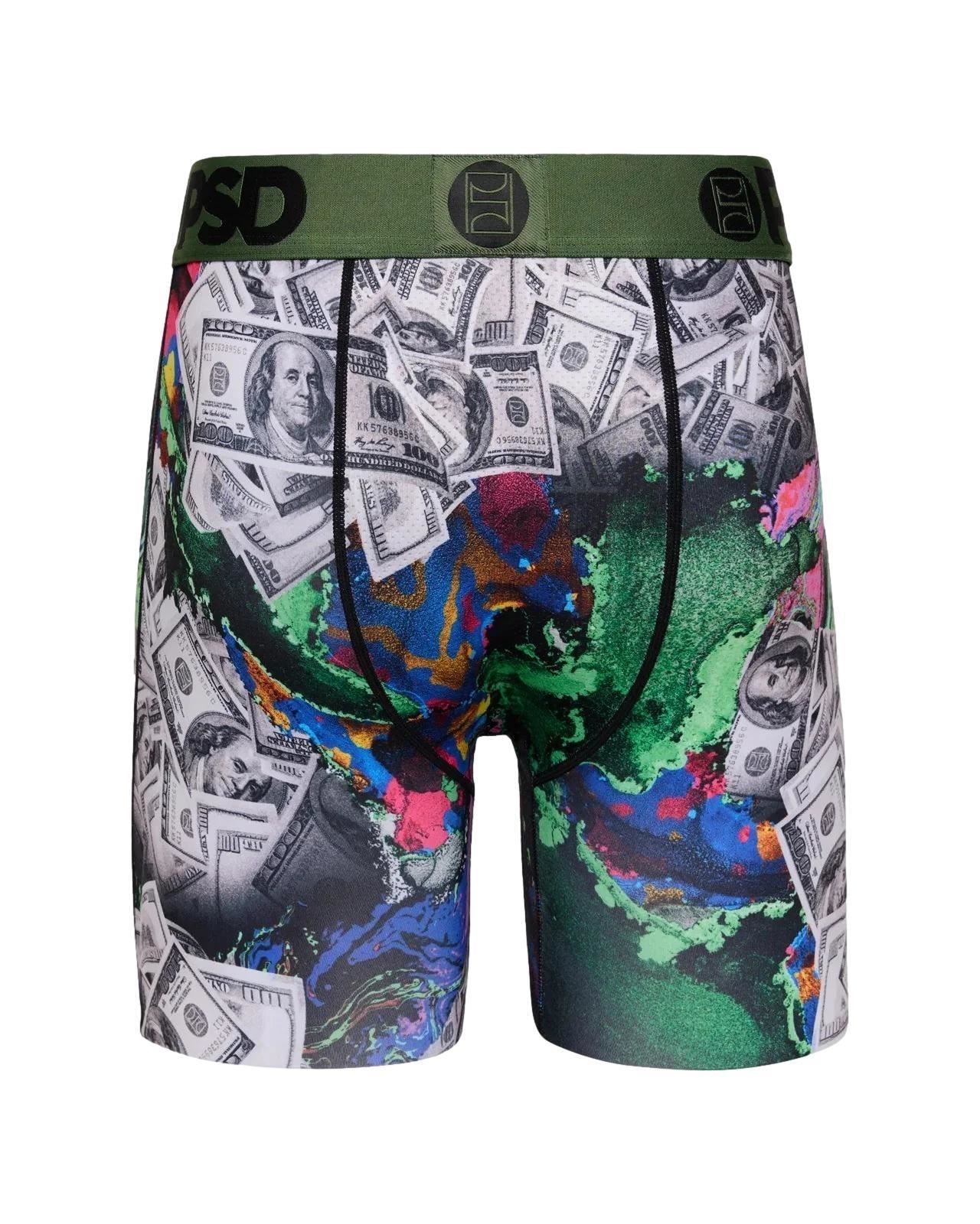 PSD Men's Money Mosh Boxer Briefs Multi Color