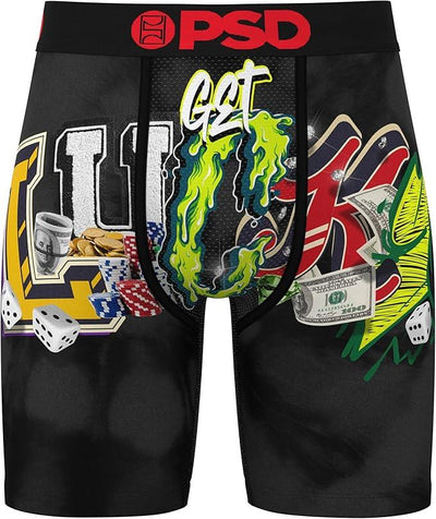 PSD Men's Get Lucky Boxer Briefs - Breathable and Supportive Underwear