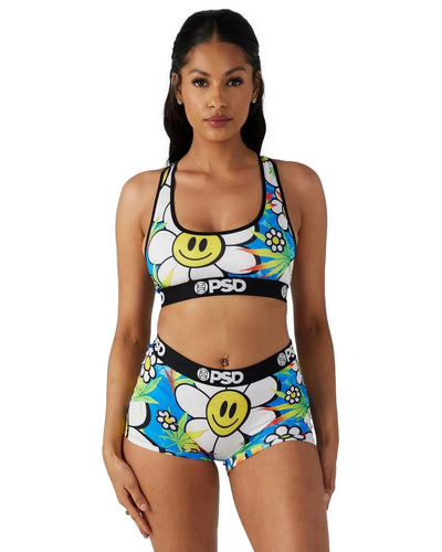 PSD Women's Daisy Trip Sports Bra Multicolor