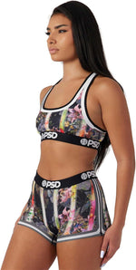 PSD Women's Floral Baller Sports Bra Multicolor